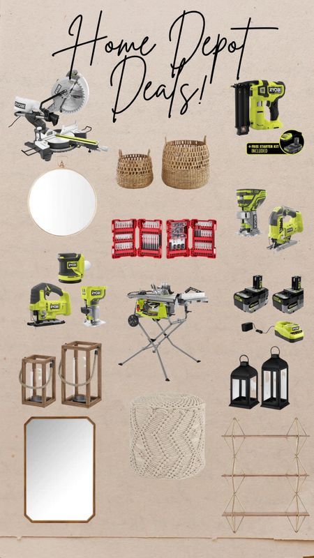 Home Depot Daily Decor and Tool Deals! #decordeals #homedepotdeals #tooldeals

#LTKsalealert #LTKhome
