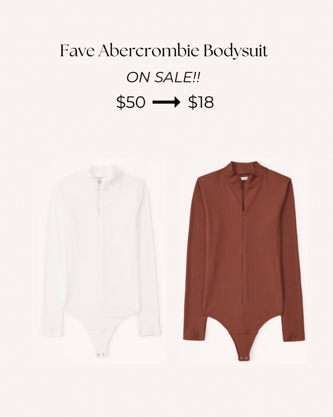 my favorite abercrombie bodysuit is on sale! 

#LTKFind #LTKSale #LTKSeasonal