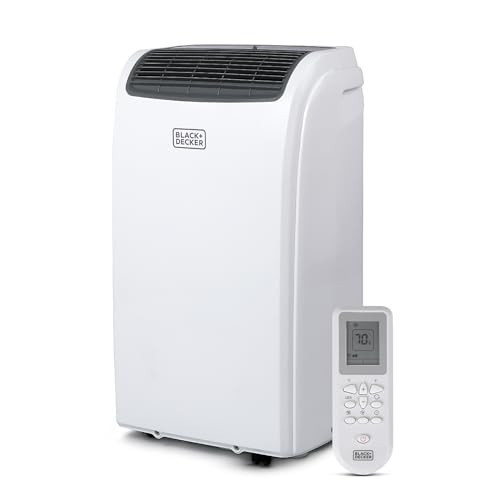 BLACK+DECKER Smart Portable Air Conditioner, 12,000 BTU for Rooms up to 550 Sq. Ft., Smart Portable AC with Follow Me Remote and Window Kit, BPACT12WT, White | Amazon (US)