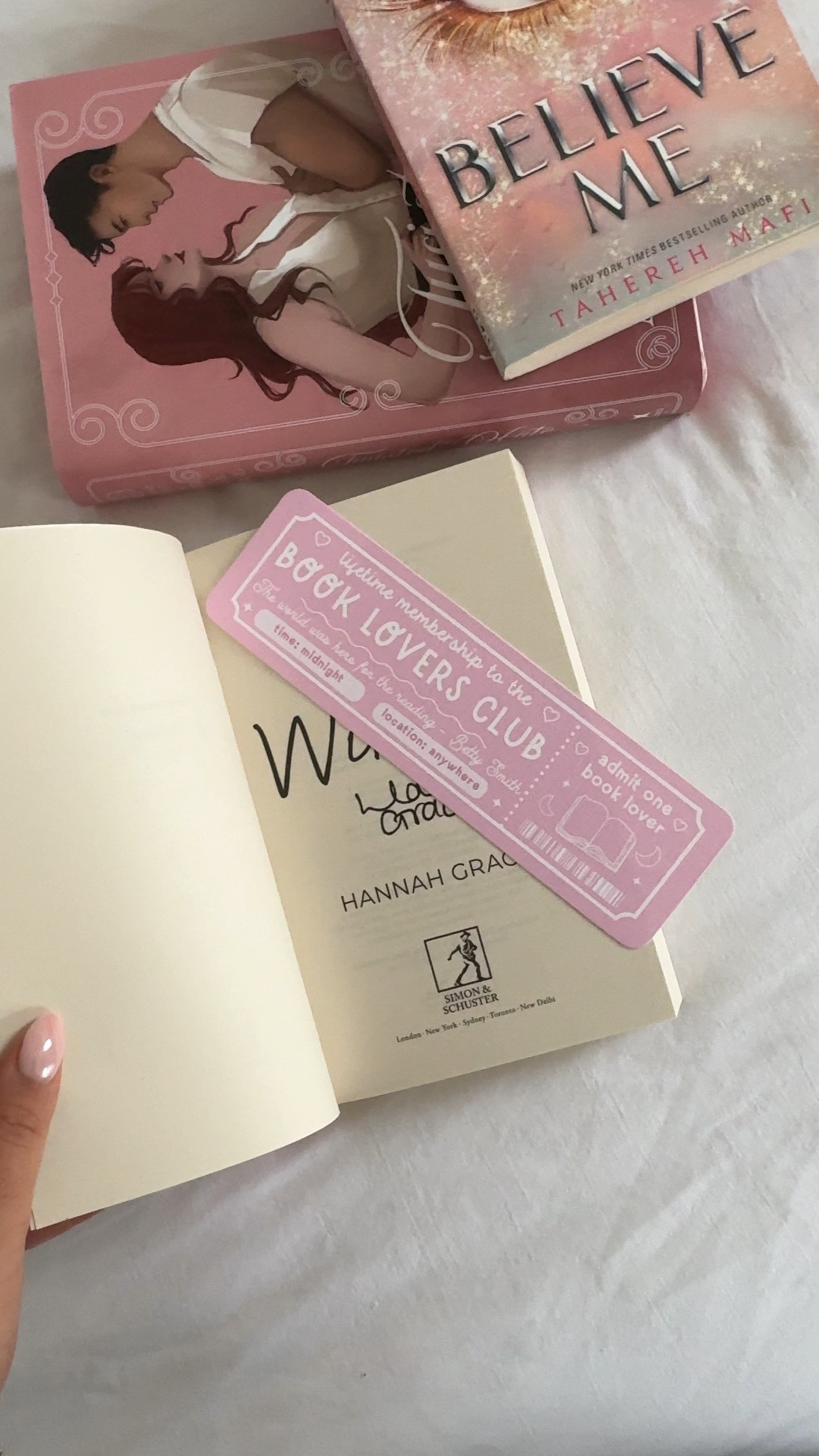 some books on my bookshelf with the cutest pink covers 

twisted hate by ana huang (fairyloot edition) 
wildfire by hannah grace 
believe me by tahereh mafi 

tagging all the books here to shop 🩷 🏷️ - books, booktok, booktwt, bookstagram, book recommendations 

#LTKeurope #LTKgiftguide #LTKhome