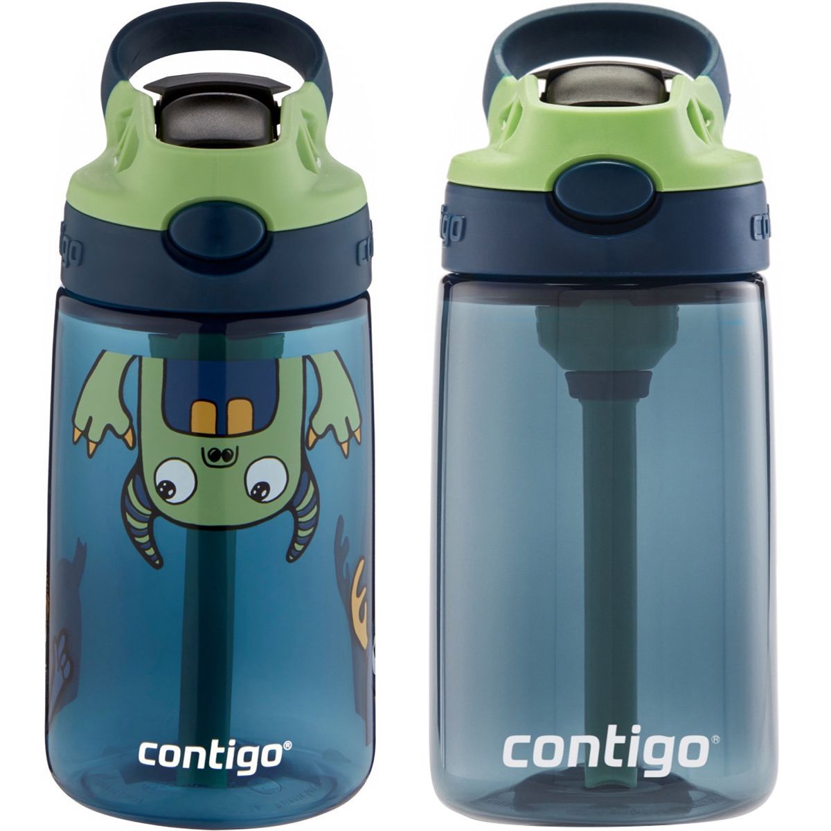 Contigo Kid's 14 oz. AutoSpout Straw Water Bottle with Easy-Clean Lid 2-Pack | Target
