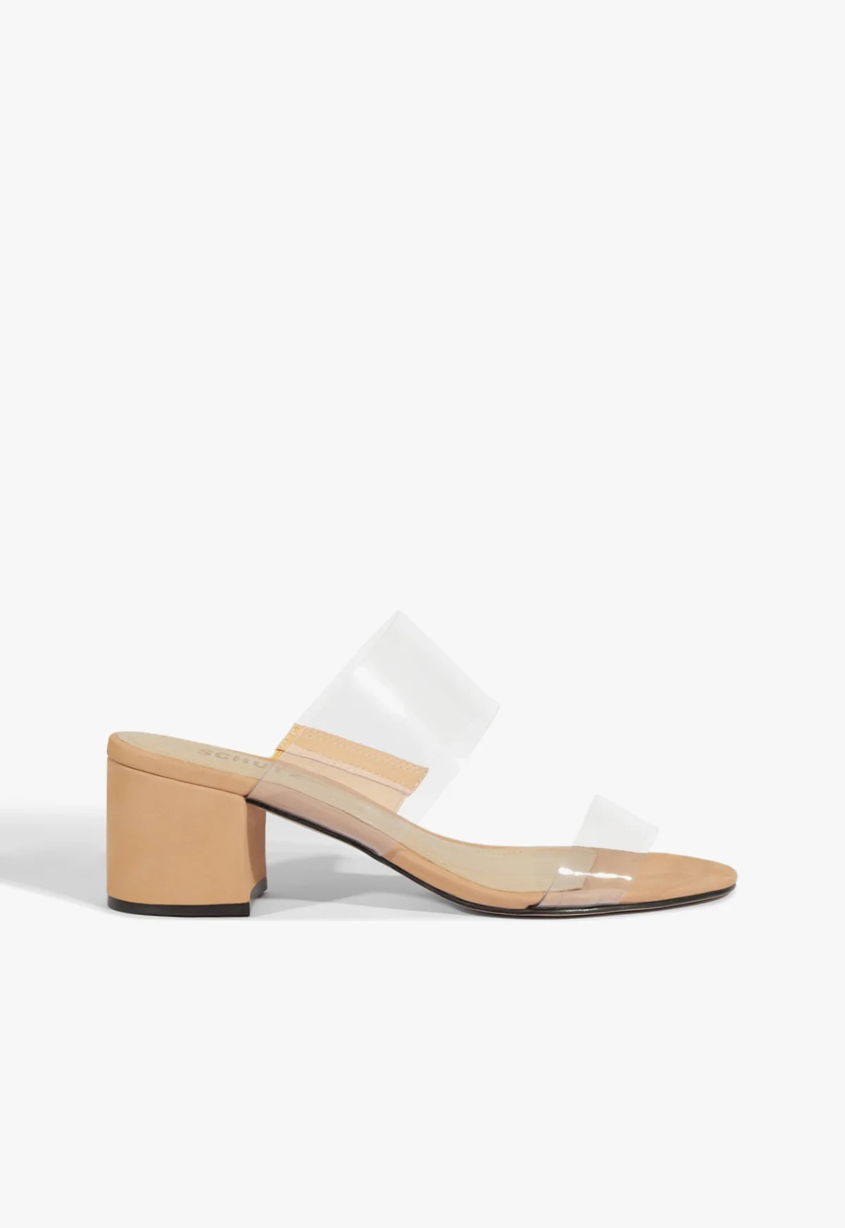 Victorie Block Sandal | Beige | Nubuck | Schutz (US)