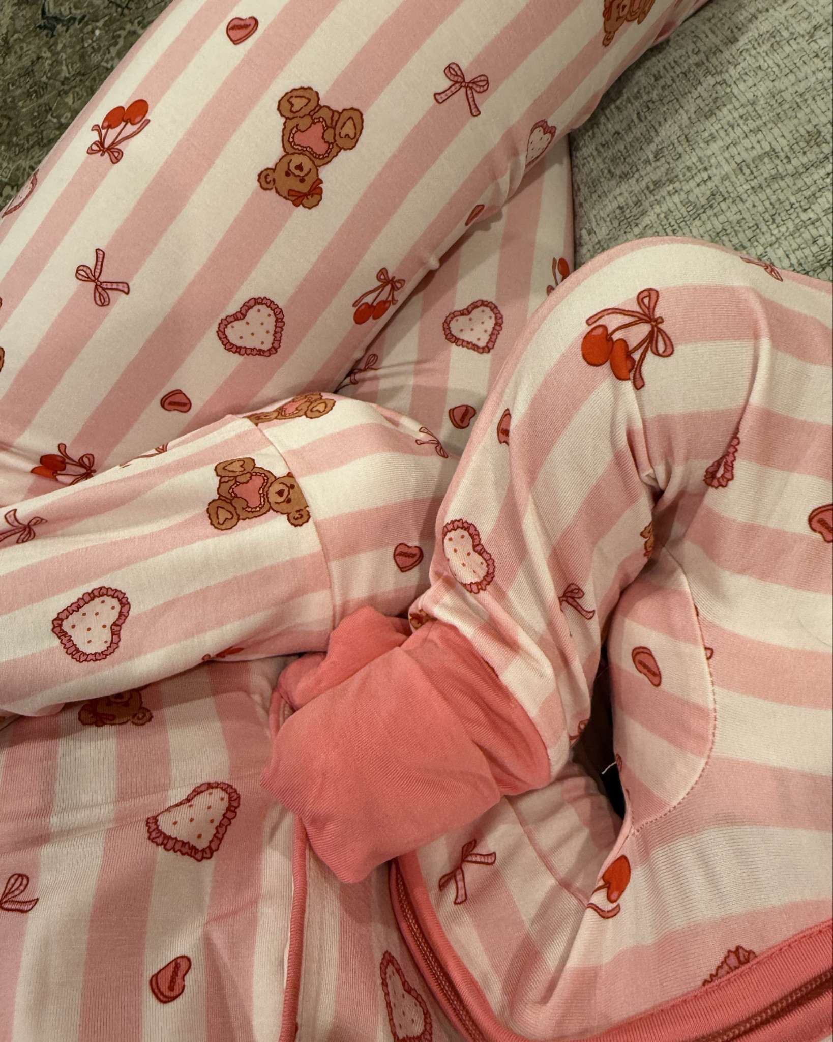 Matching Vday pj’s with my mini bestie!
🎀🍒🧸💗

#LTKmomlife #LTKBaby #LTKValentine
