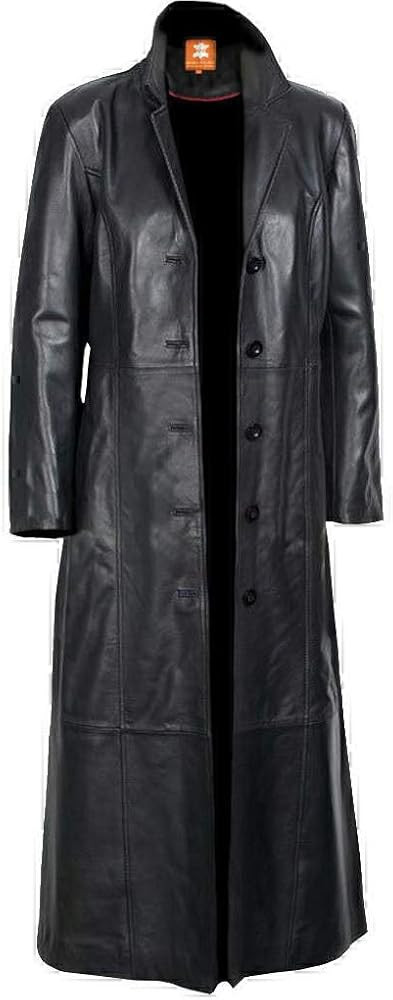 Sheepskin, Women's Long coat Black Glossy Original Leather, for sale on Amazon | Amazon (US)