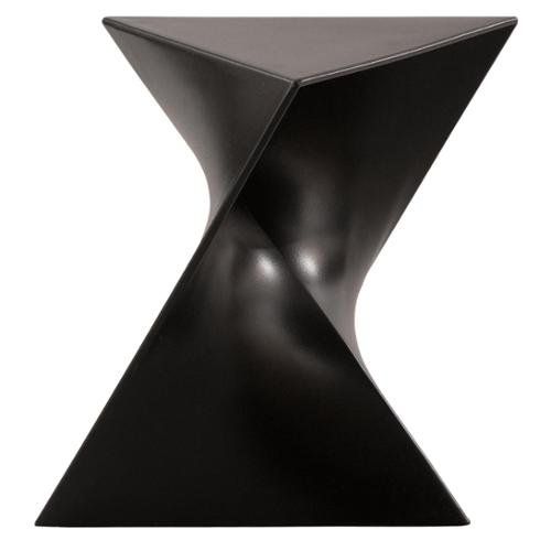 LeisureMod  Quinzy Modern Vanity Stool/Side Black Table - Walmart.com | Walmart (US)