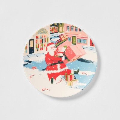 7" Melamine Santa Layering Plate - Threshold™ | Target