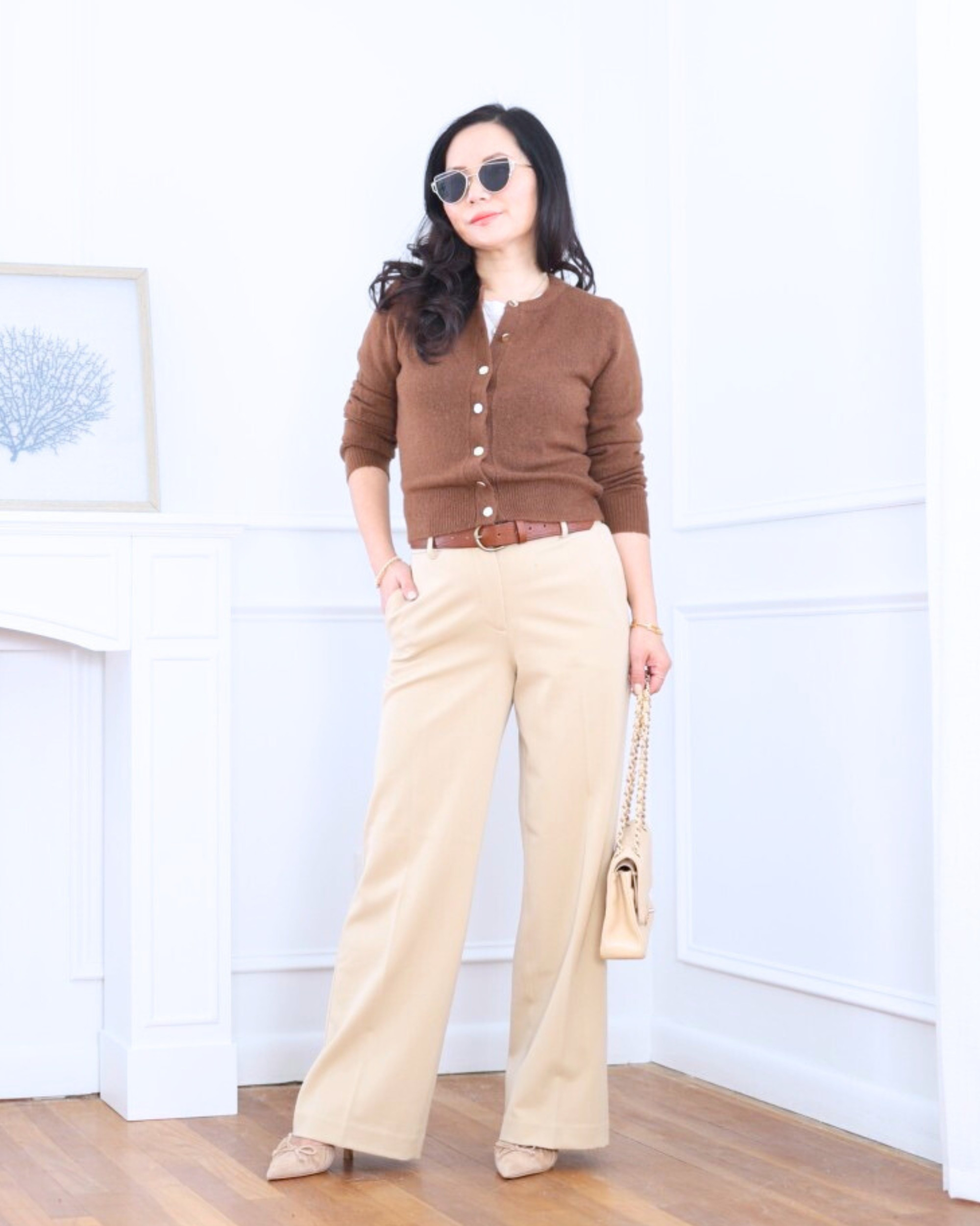 A shrunken cardigan from Abercrombie paired with pants from Ann Taylor — simple, tailored, and effortlessly put together for a polished everyday look. I’m 5’2, wearing size XS.

#LTKPetite #LTKootd #LTKOver40