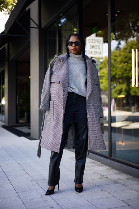 @abercrombie has some great pieces for Fall this season from cozy sweaters to these cool denim/leather trousers and of course tons of trench coats! Use Code:  CYBERAF for an additional 15% off at checkout valid from 11/23 – 11/28 on top of their current 30% off everything sale! Shop both looks here on my @shop.ltk account for #abercrombiestyle looks! #AbercrombiePartner #Liketkit

#LTKstyletip #LTKunder100 #LTKunder50