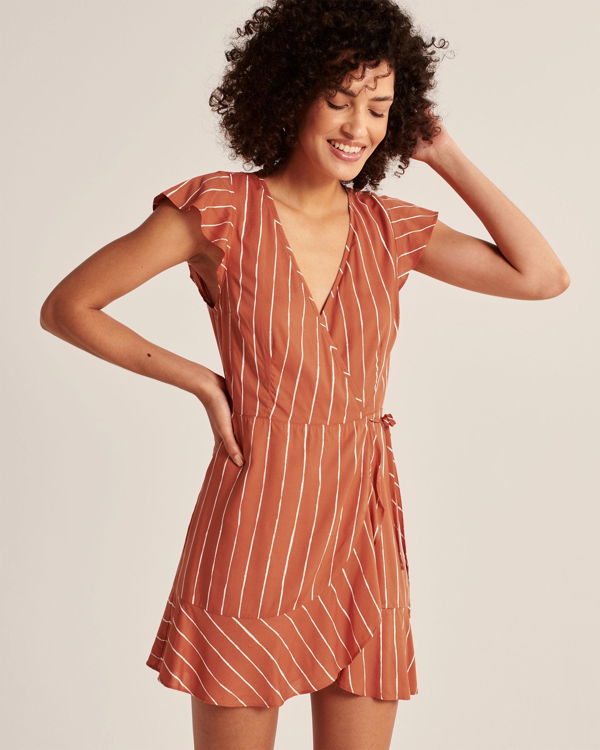 Wrap-Front Dress | Abercrombie & Fitch (US)