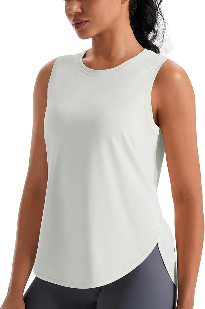 JOYSPELS Ice Silk Workout Tank Tops for Women Cool-Dry Sleeveless Loose Fit Yoga Shirts Athletic | Amazon (US)