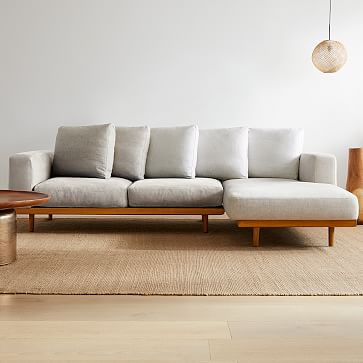Newport 2-Piece Chaise Sectional (110.5") | West Elm (US)