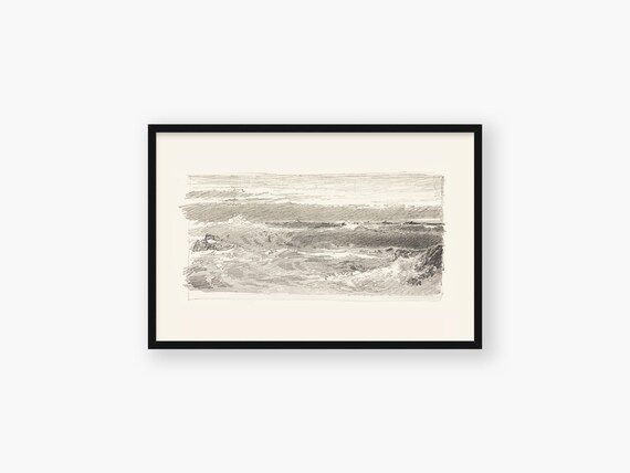 Read the full title
    Seascape Sketch I Art Print, Giclée Satin Paper, Seascape Print | Etsy (UK)