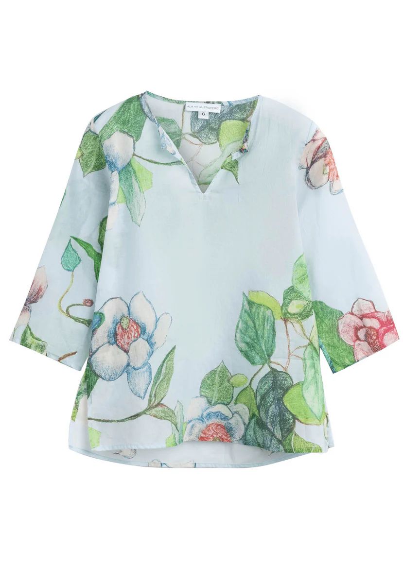Penny Cotton Tunic for Girls in Grandiflora | Ala von Auersperg
