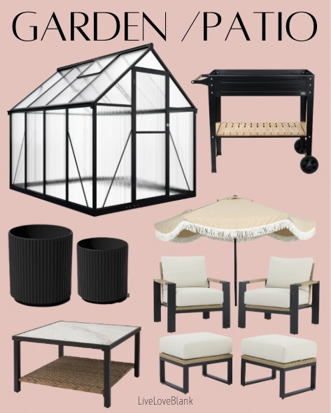 Garden and patio ideas from Walmart 
Greenhouse for under $290
Planters 
Outdoor raised garden beds
Better home and gardens outdoor set

#LTKHome #LTKSeasonal #LTKFamily