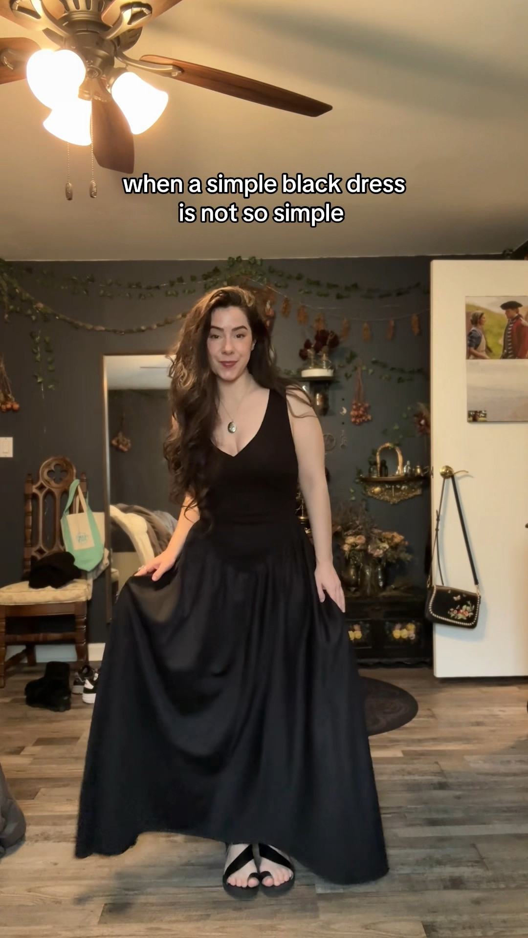 adore this dress so much! So comfortable & flattering. Wearing an XS. Size down. 