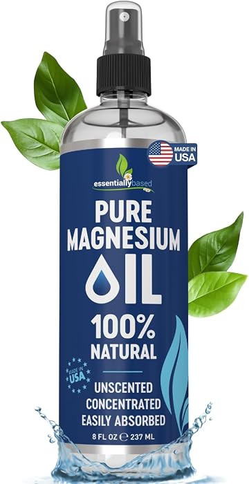 Pure Magnesium Oil Spray 8oz - Topical Magnesium Spray for Sleep & Feet - Extra Strength - USP Gr... | Amazon (US)