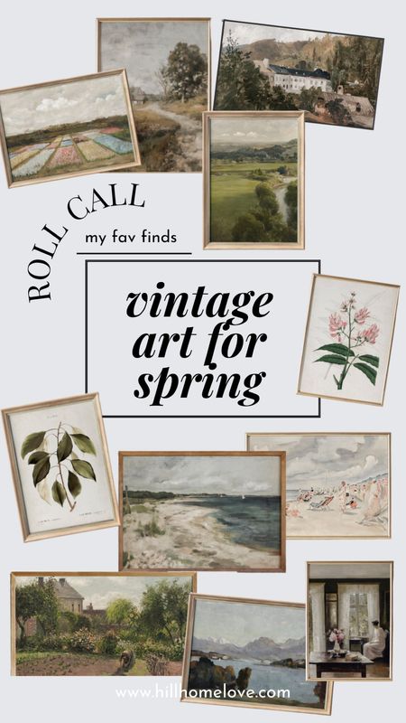 Vintage art digital downloads for $4, perfect for spring 

#LTKhome