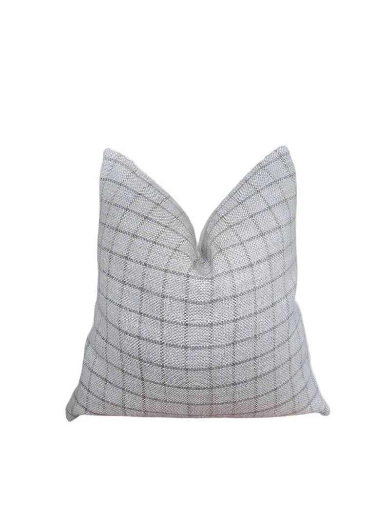 LEWIS || checked pillow cover | Etsy (US)