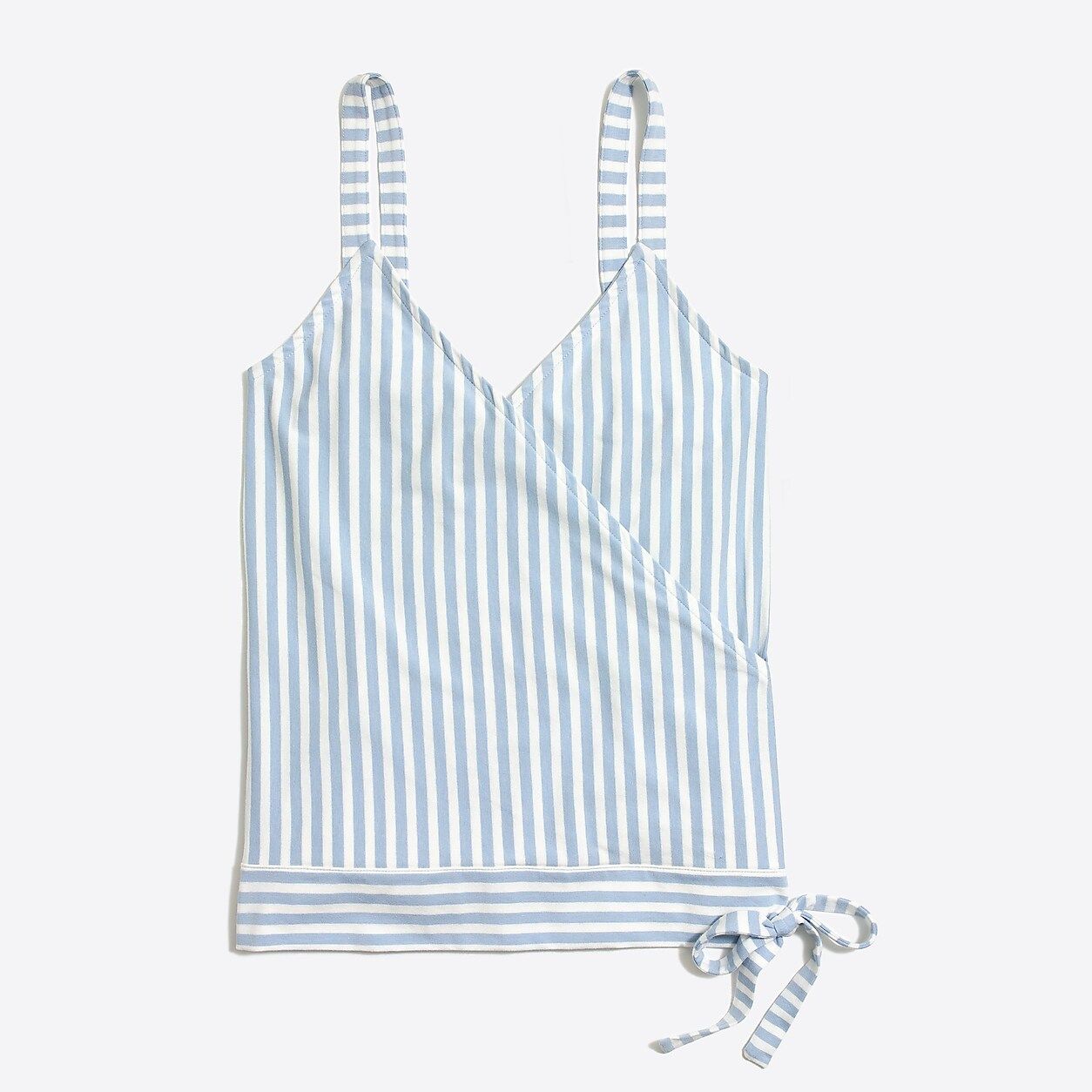 Striped tie-wrap cami top | J.Crew Factory