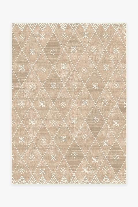 Kavi Diamond Rose Gold Rug | Ruggable
