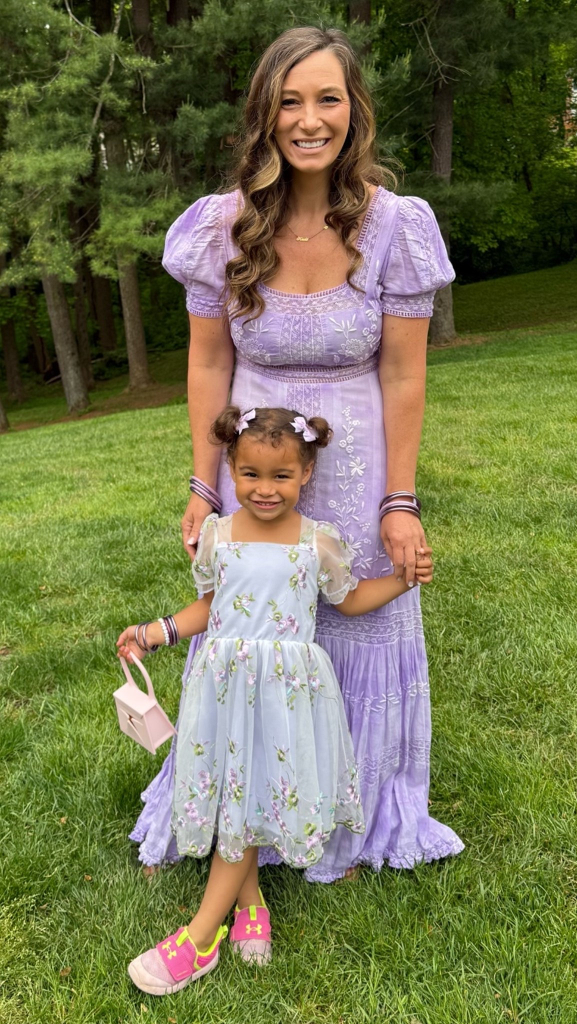Mommy and me and in lavender dresses // wedding guest dresses for mom and daughter

#LTKootd #LTKmomlife #LTKKids