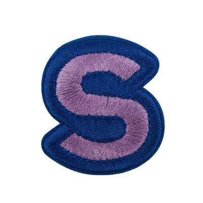 Ink & Barrel Self-Adhesive Letter S Patch - Purple | Target