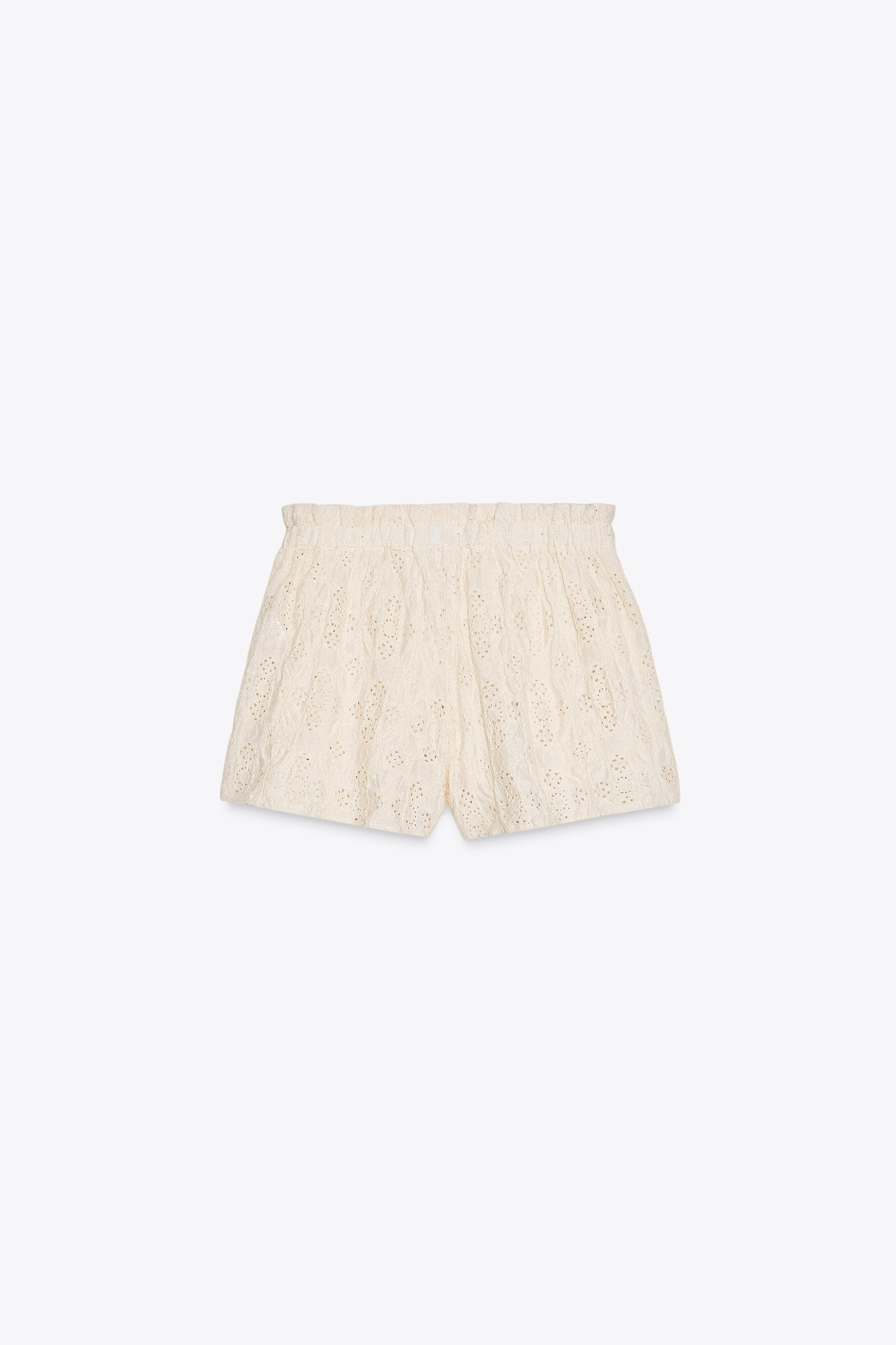 EMBROIDERED SHORTS | Zara US
