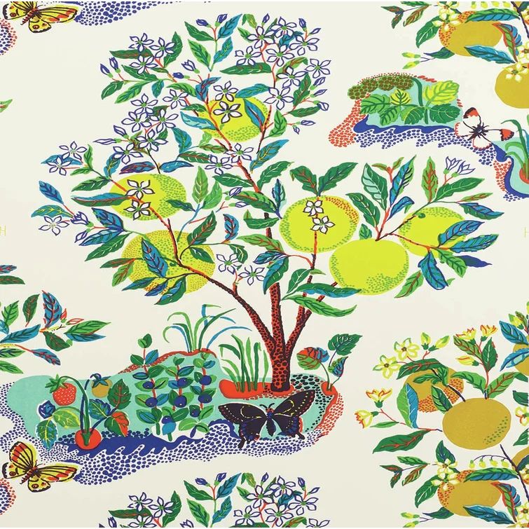 Citrus Garden 13.5' L x 27" W Wallpaper Roll | Wayfair Professional