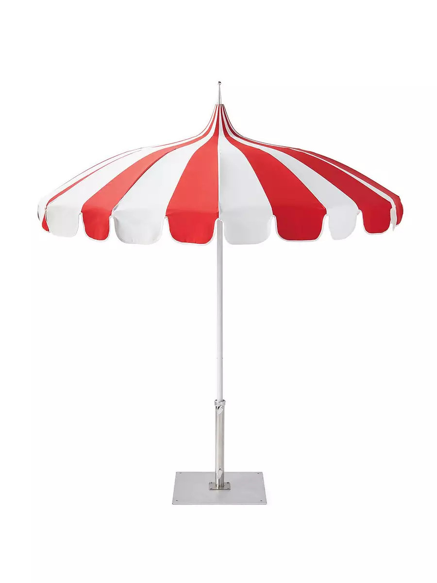 Eastport Striped Umbrella | Serena and Lily