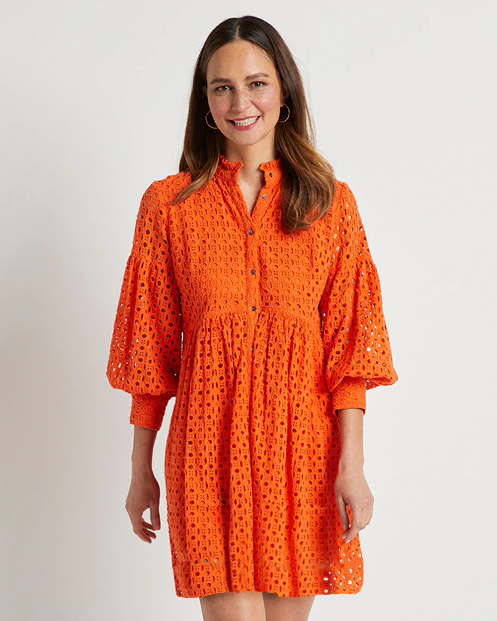 Gloria Dress - Cotton Eyelet | Jude Connally