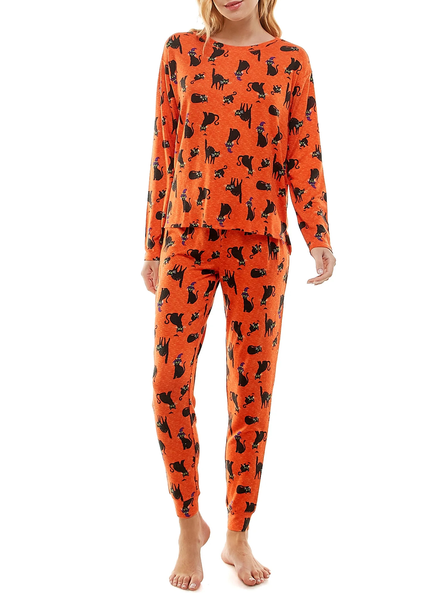 Way To Celebrate Women's Halloween Pajama Set, Sizes XS to 3X | Walmart (US)