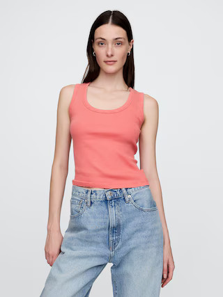 Rib Scoop Tank Top | Gap (US)