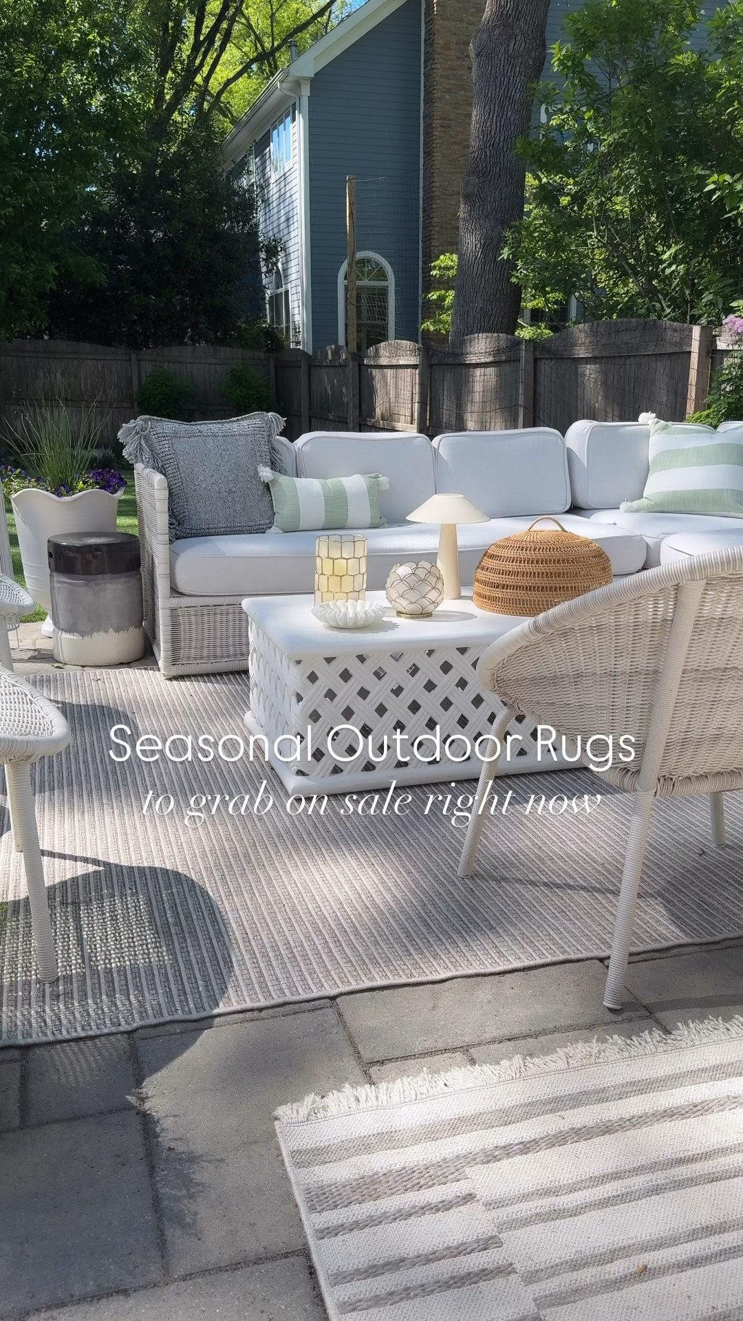 Outdoor rugs that you’re going to want to grab right now while they’re on sale! I’ve had both of these Loloi rugs for three years now and they still look great. I love the stripes and they work so nicely together! Perfect for your backyard, front porch or patio. Grab them on sale for Memorial Day weekend!!

#LTKSaleAlert #LTKHome #LTKSeasonal