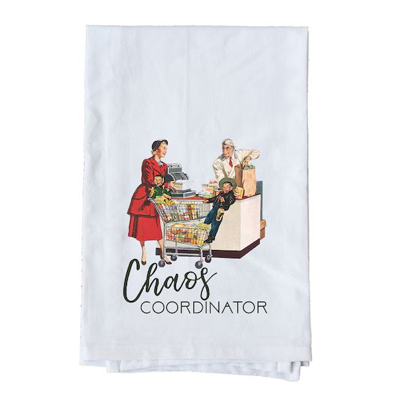 Flour Sack Towel  Chaos Coordinator   Gifts under 10 | Etsy | Etsy (US)