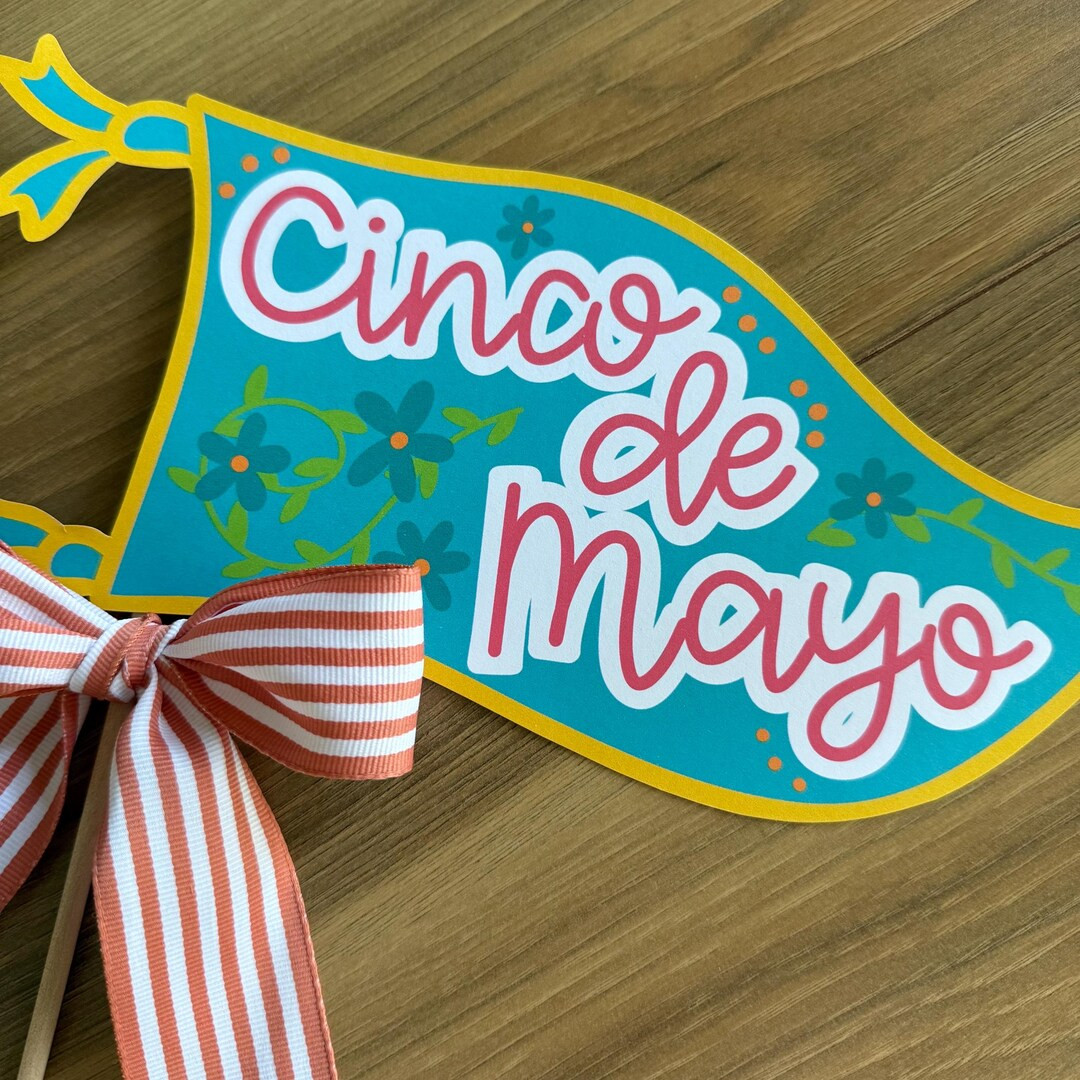 Cinco De Mayo Pennant, Cinco De Mayo Photo Prop, Cinco De Mayo Party Decor, Digital Download Prin... | Etsy (US)