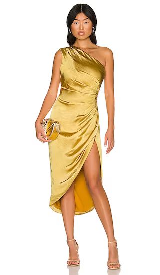 x REVOLVE Cassini Dress in Marigold | Revolve Clothing (Global)