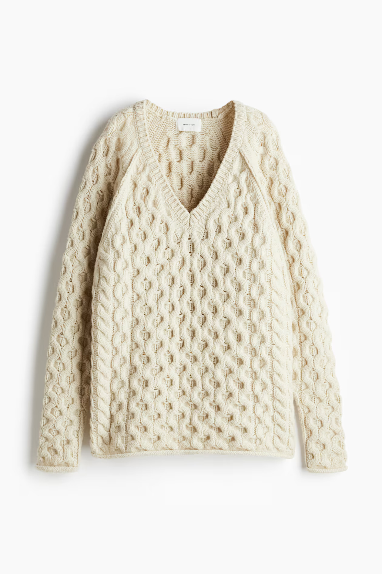 Jersey en punto trenzado de lana | H&M (FR, IT, ES, PT, BE)