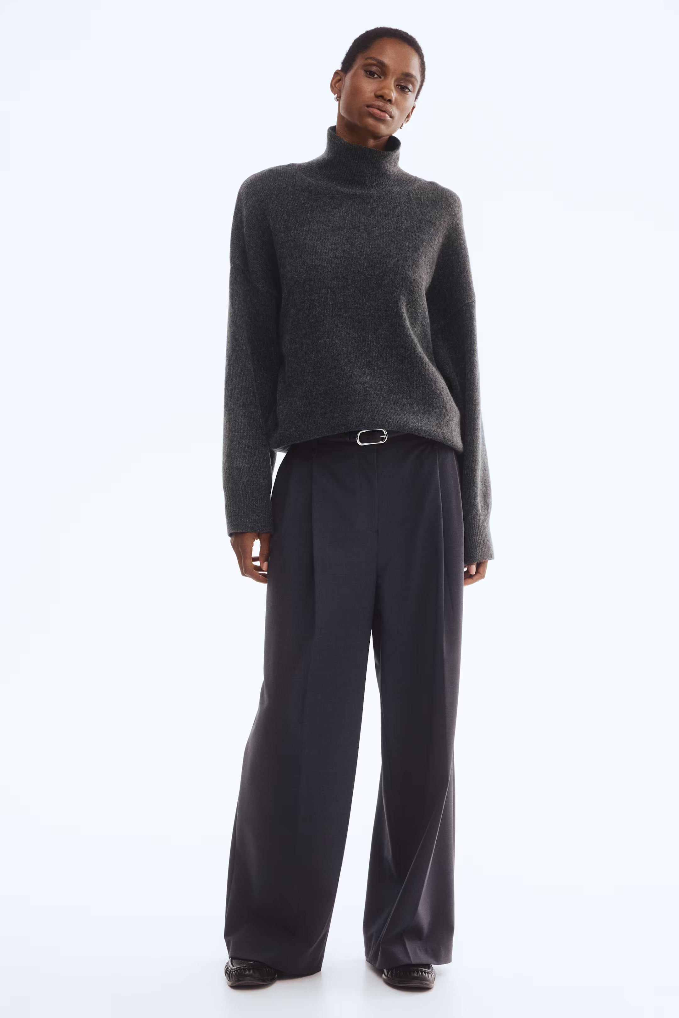 Oversized Mock-Turtleneck Sweater | H&M (US + CA)