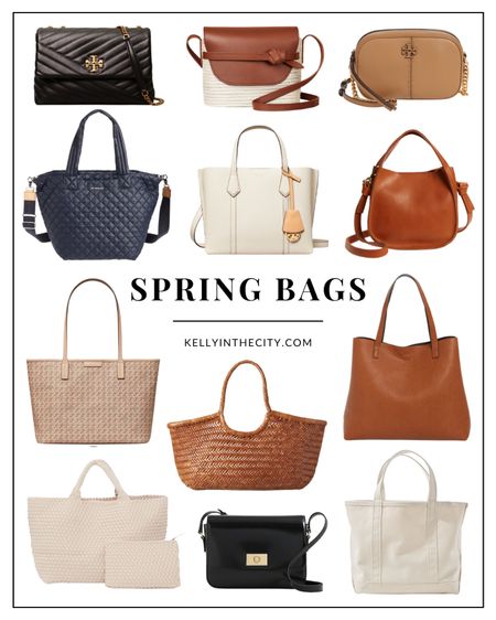 Here are a few of my favorite spring bags, from simple leather crossbody bags to woven tote bags perfect for spring vacations. 

#LTKworkwear #LTKSeasonal #LTKitbag