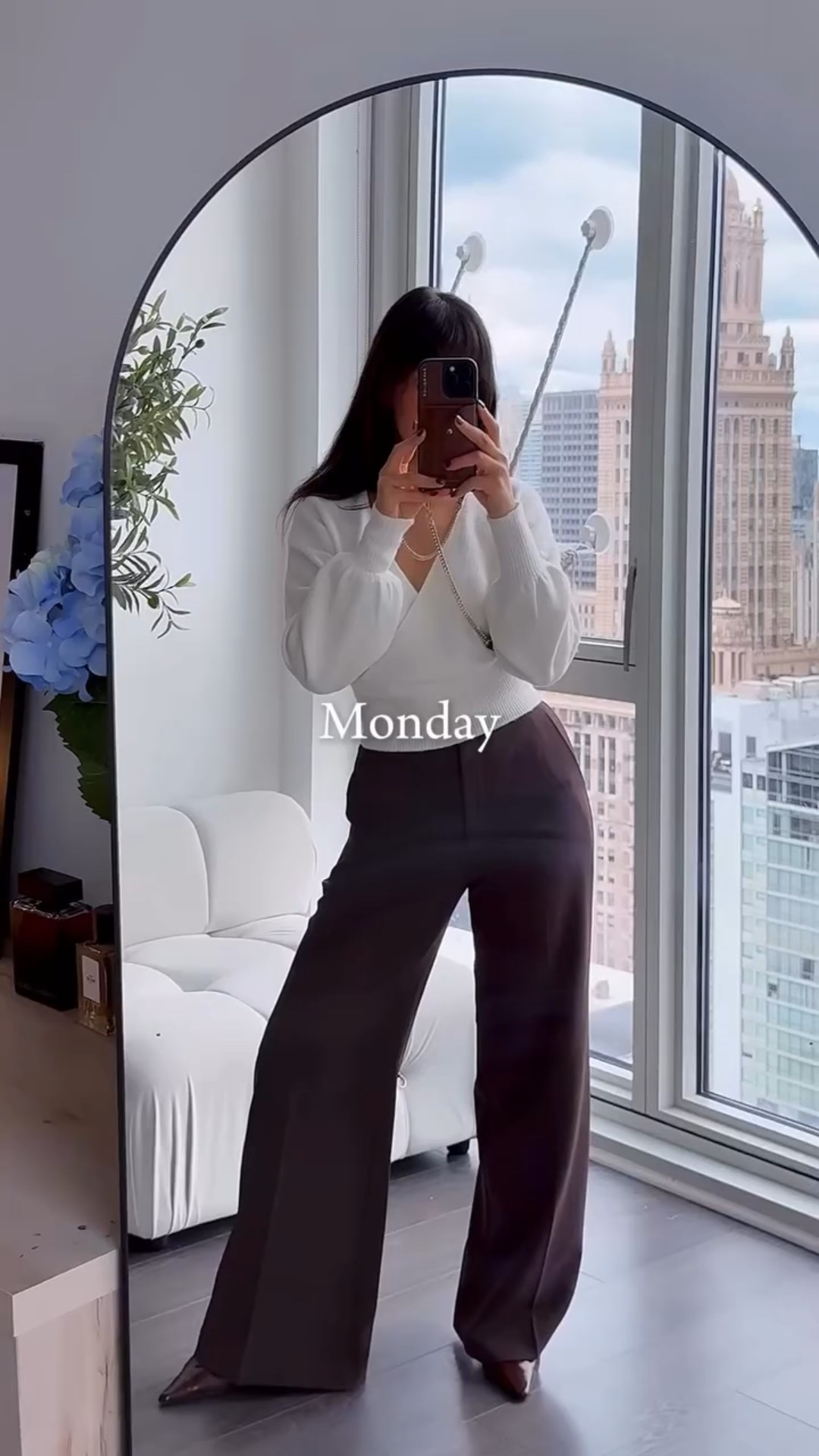 Your fall capsule wardrobe, simplified 🍂🤎🤍👜

If you’re building your fall capsule, here’s what I’d pick: tailored wide-leg pants, flattering knits, and two coats—a light wool or cashmere and a dark chocolate or black leather. Everything’s linked on LTK 🤎

Heels that go with everything and instantly polish any outfit. An everyday statement bag like this dark currant YSL that ties it all together.

And a dress with movement structured, effortless, and beautiful on its own or layered with tights. Add a pure silk dress with peekaboo lace when you want to feel extra feminine.

Repeat, remix, rewear. Everything’s linked on LTK 🤎

#fallcapsulewardrobe #falloutfitideas #capsulecloset #timelessstyle #neutralstyle #ltkinbio #elevatedstyle #fallfashion #ootdfashion #widelegpants #minimalchic #silkstyle #chicstyle