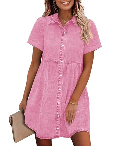 GRAPENT Valentines Day Dress Cruise Wear for Women Going Out Dress Pink Spring Dresses for Women Pink Summer Dress for Women Light Pink Dress for Women Color Aurora Pink Size Small Size 4 Size 6 | Amazon (US)