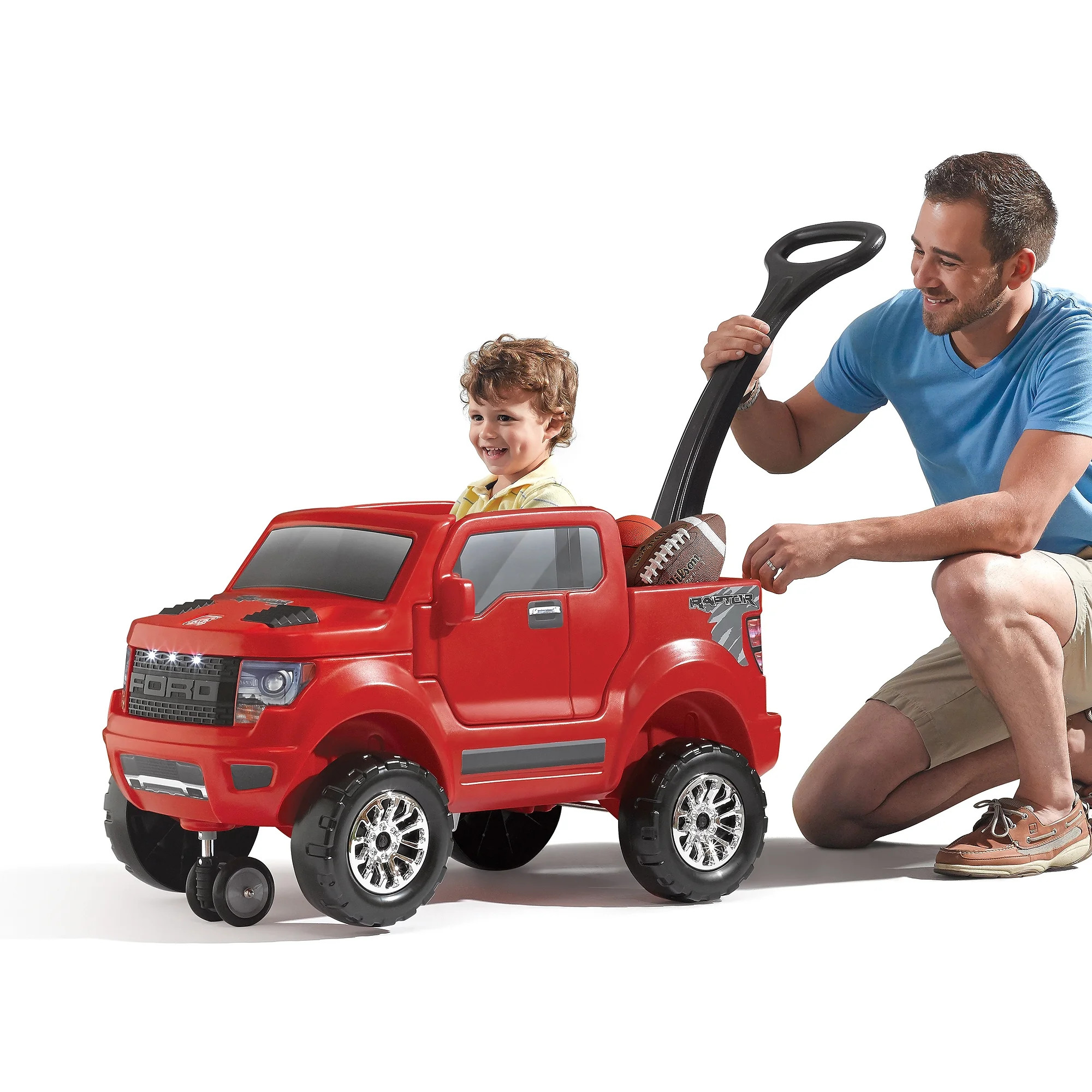 Step2 Ford F-150 Raptor 2-in1 Ride-On, Red | Walmart (US)