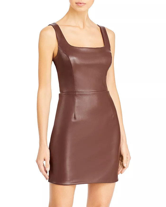 Faux Leather Mini Dress - 100% Exclusive | Bloomingdale's (US)