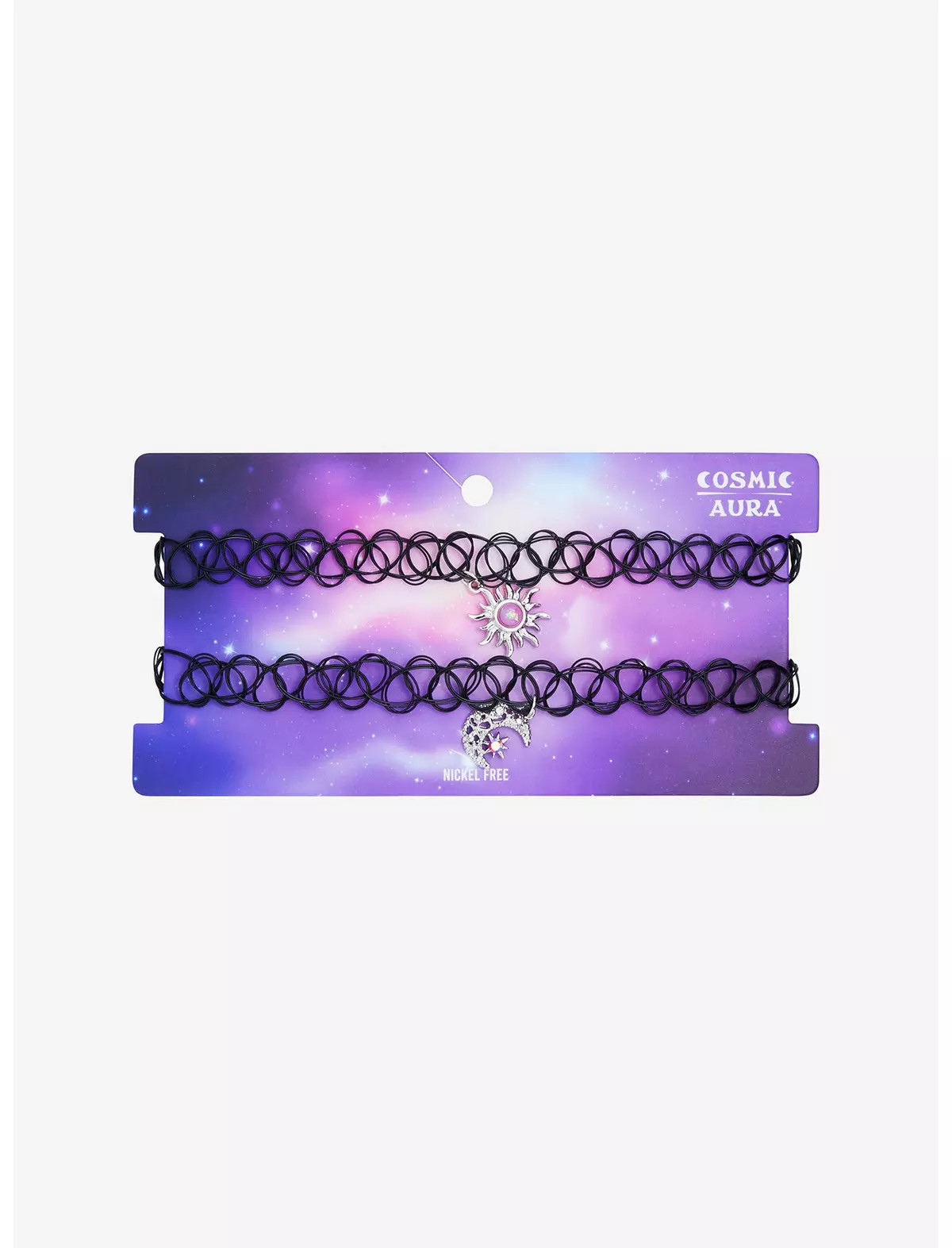 Cosmic Aura Sun & Moon Opal Tattoo Choker Set | Hot Topic