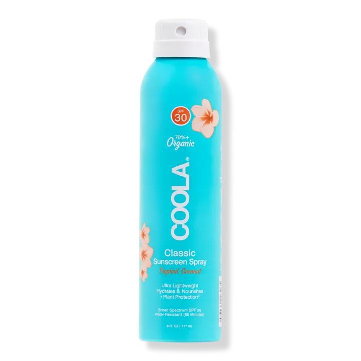Classic Body Organic Sunscreen Spray SPF 30 Tropical Coconut | Ulta