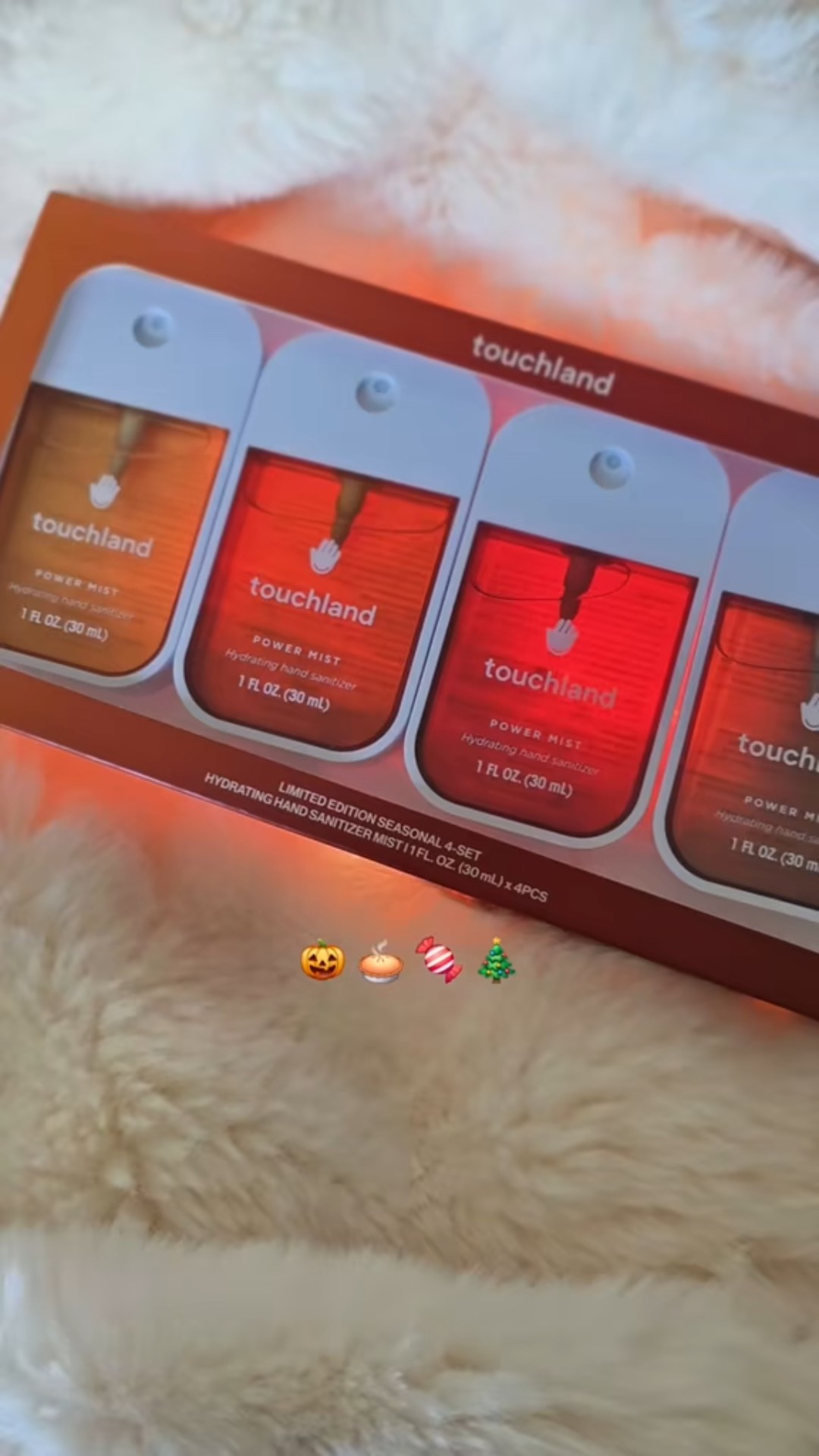 Touchland hand sanitizer limited edition holiday set is here!! And it's on sale! 

#LTKGiftGuide #LTKCyberWeek #LTKselfcare