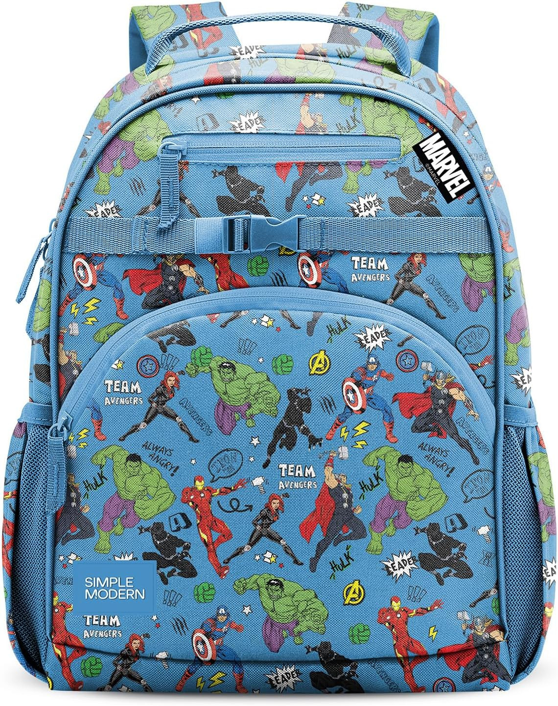 Simple Modern Large Marvel Avengers Kids Backpack for School Girls and Boys | Elementary Backpack... | Amazon (US)