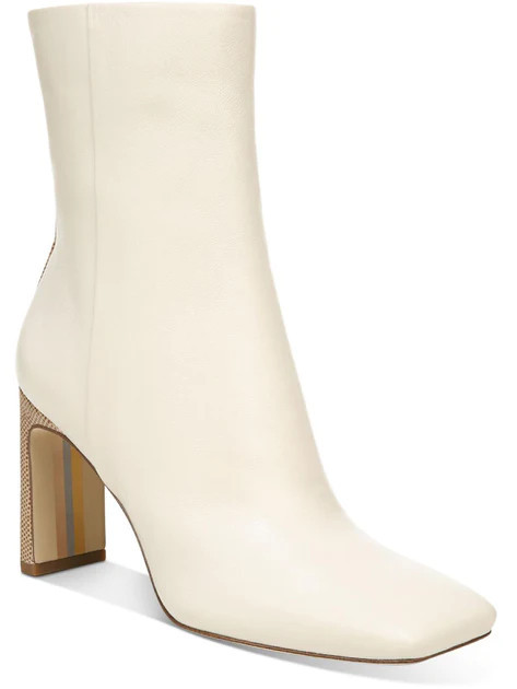 Anika Womens Leather Square Toe Mid-Calf Boots | Shop Simon