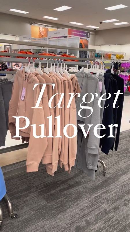 Comment “LINK” to get links sent directly to your messages. Loving the colors of the hoodies. And that they’re waist lenght so not super bulky. They also have matching high rise shorts - linked those as well ✨ 
.
#target #targetstyle #targetfinds #targetfashion #loungeset #loungewear #casualstyle #casualfashion 

#LTKsalealert #LTKstyletip #LTKfindsunder50