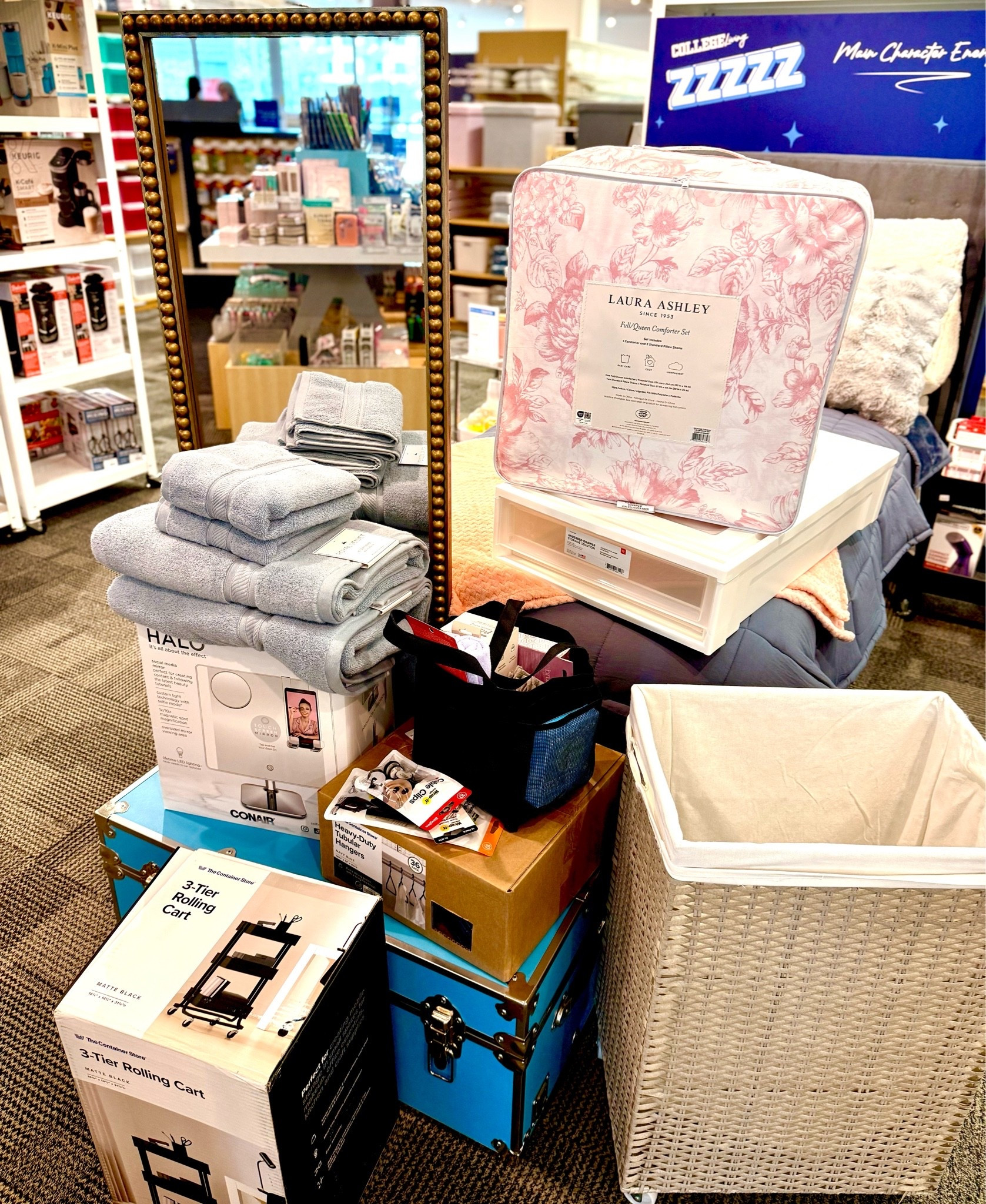 🎓 Bed Bath & Beyond is back, and The Container Store’s College Shop is your one-stop destination for college living! 💙 #ad

Whether you’re sending a student off for their first semester or helping them refresh their dorm, you’ll find everything from bedding and décor to space-maximizing organization essentials all in one place.

As a professional organizer, these are my 12 college must-haves to help create a dorm that’s functional, organized, and easy to maintain from day one.

✨ My favorites include:
• Rolling cart
• Under-bed storage
• Laundry cart
• Slim hangers
• Fridge cart
• Wall hooks
• Over-the-door mirror
• Shower caddy
• Towels
• Sheets
• Comforter
• Lighted vanity mirror

Shop online or in select stores, and don’t forget to text 22822 for 20% off your purchase!

Everything is linked here in my LTK to make shopping easy. Which item is a must-have for your dorm? 💙

#LTK #TheContainerStore
@The Container Store  #ad

#LTKHome #LTKSaleAlert #LTKmorningroutine